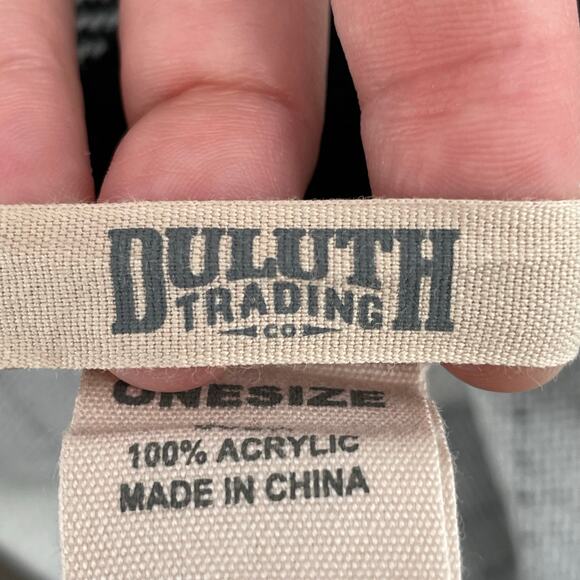 Duluth Trading Plaid Poncho Black White Blanket Shawl Buffalo Cozy Wrap One Size - Picture 6 of 8